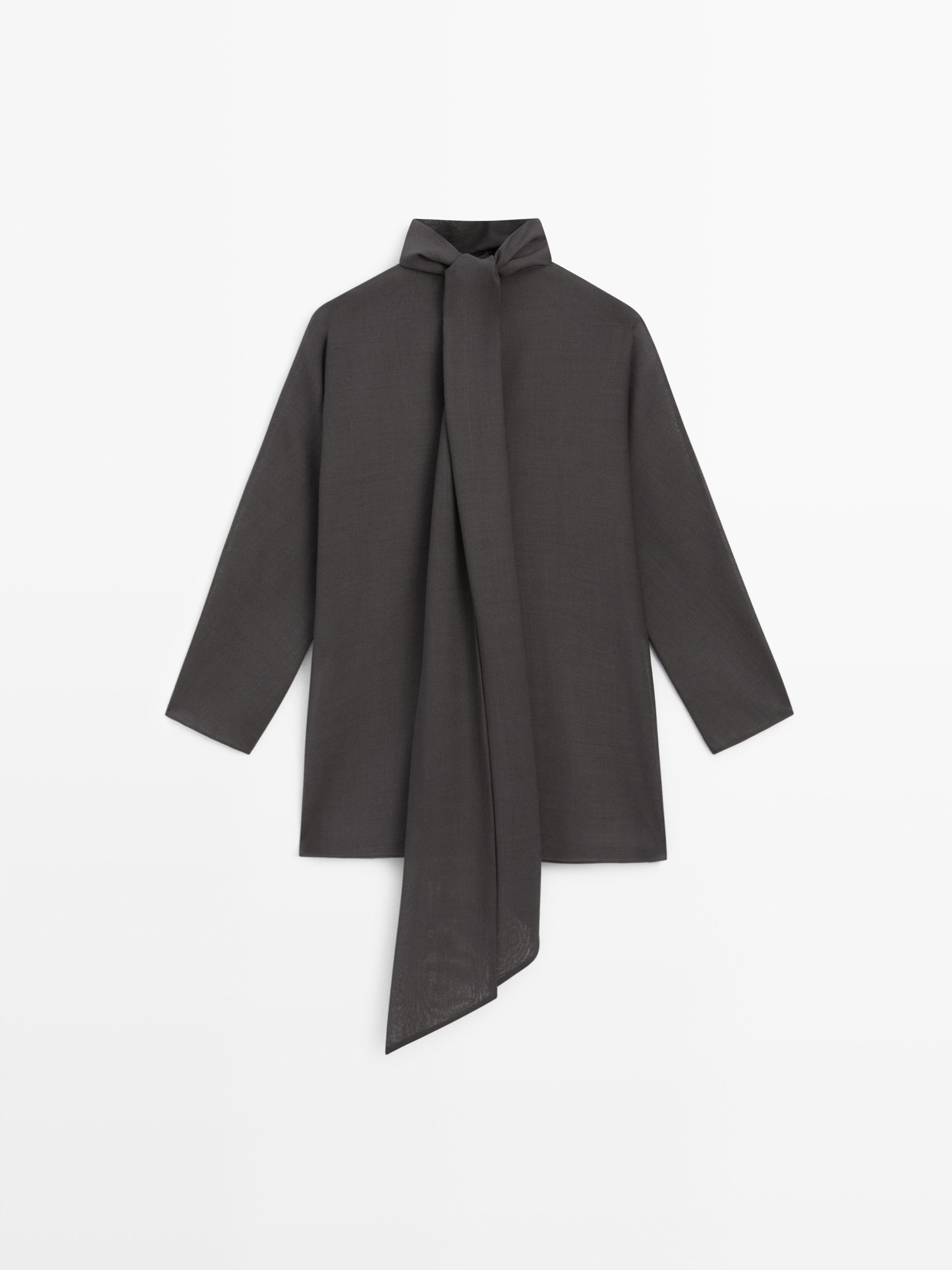 Blouse fluide avec nœud - STUDIO